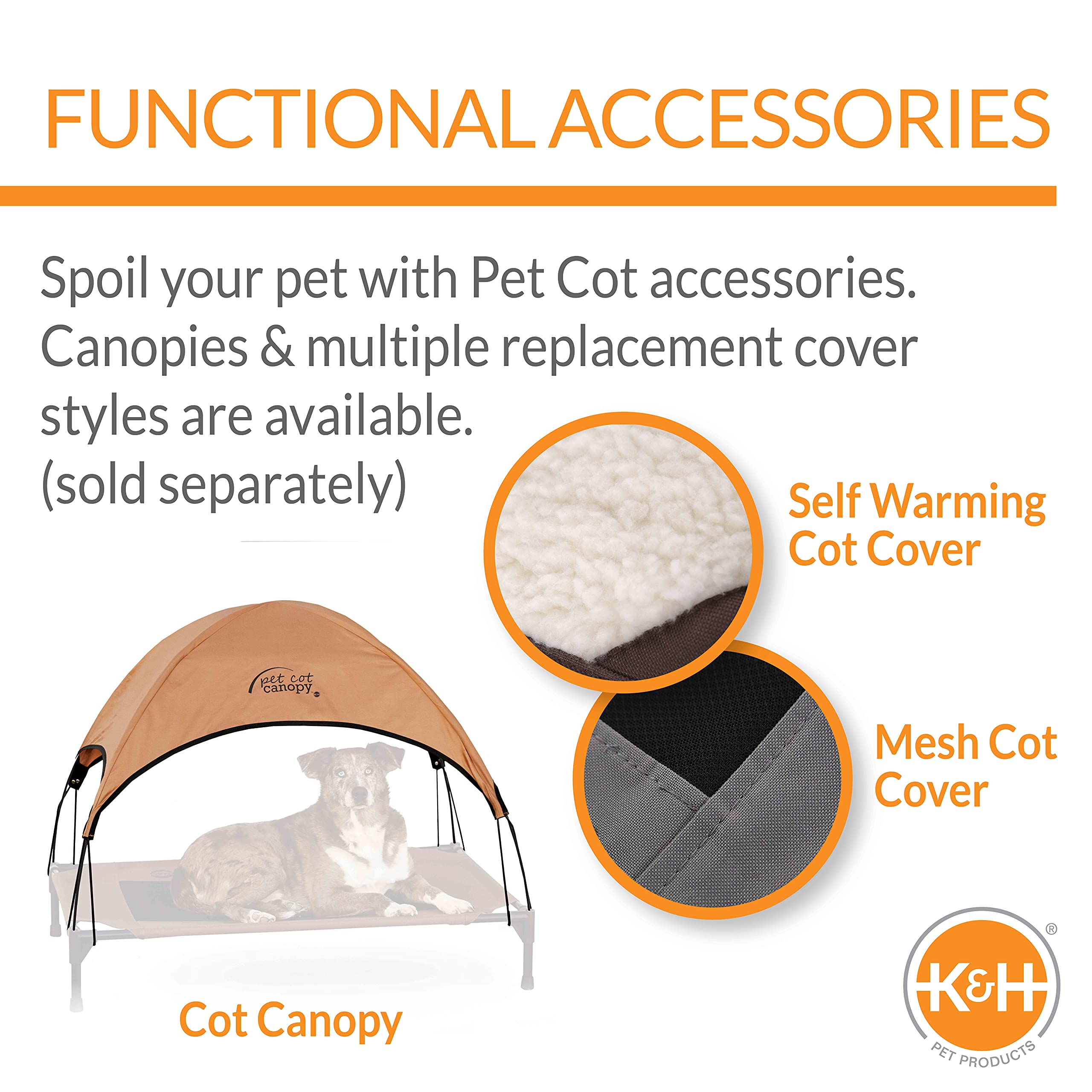 Foto 7 pulgar | Cuna Elevada Para Perros K&h Pet Products Outdoor Para Perros Grandes - Venta Internacional.