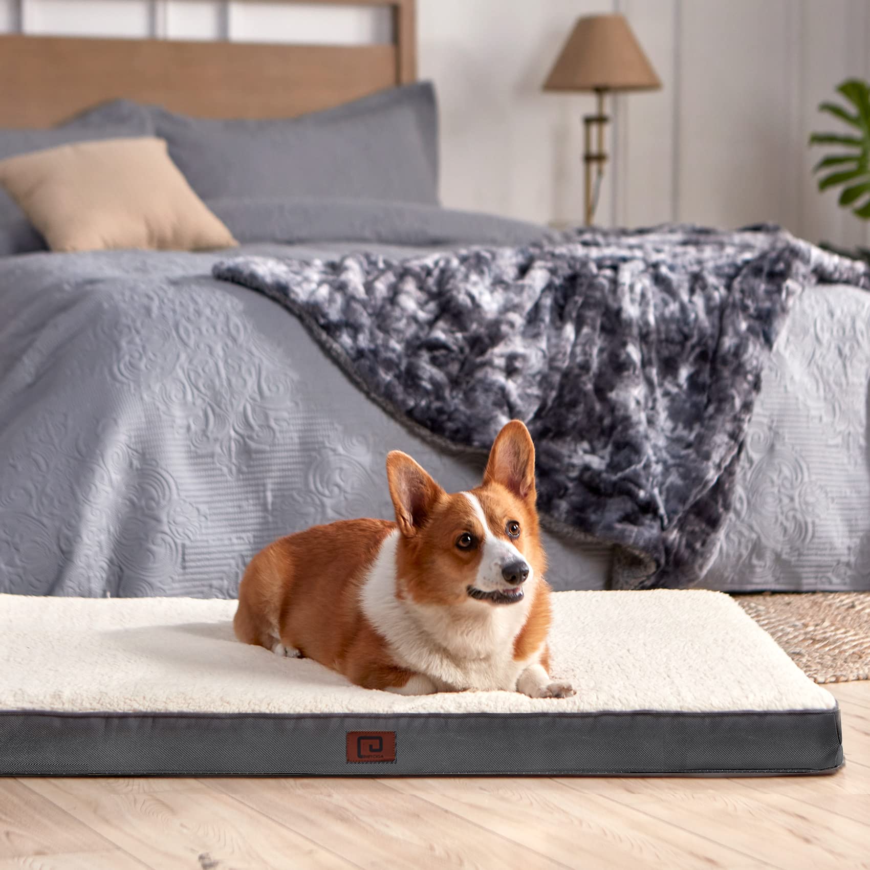 Foto 8 pulgar | Cama Ortopédica Para Perros Eheyciga Xl Para Perros Extra Grandes, Color Beige - Venta Internacional.