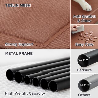 Foto 4 | Cama Para Perros, Tamaño Medio Elevado, Refrigeración Exterior, Terracota - Venta Internacional.
