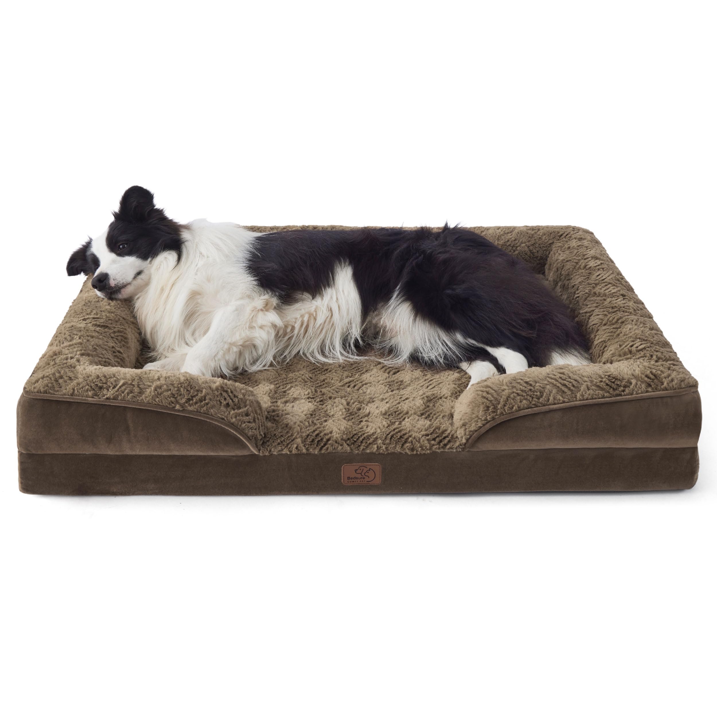 Foto 2 pulgar | Cama Ortopédica Para Perros Grandes Con Felpa Y Funda - Venta Internacional.