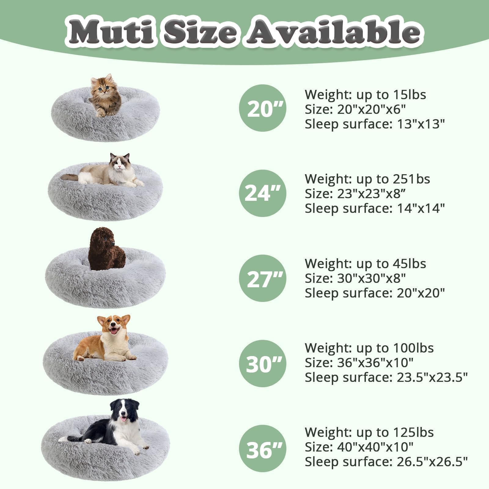 Foto 4 pulgar | Cama Para Perros Jollyvogue, Relajante Y Ansiolítica, Rosquilla Para Mascotas Grandes - Venta Internacional.