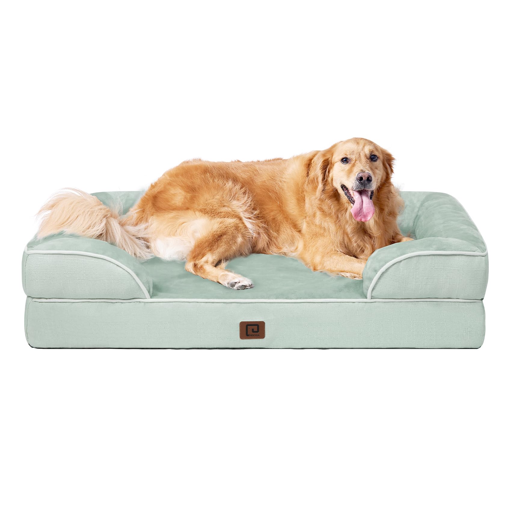 Foto 2 pulgar | Cama Ortopédica Para Perros Eheyciga, Impermeable, Viscoelástica, Xl, Color Salvia - Venta Internacional.