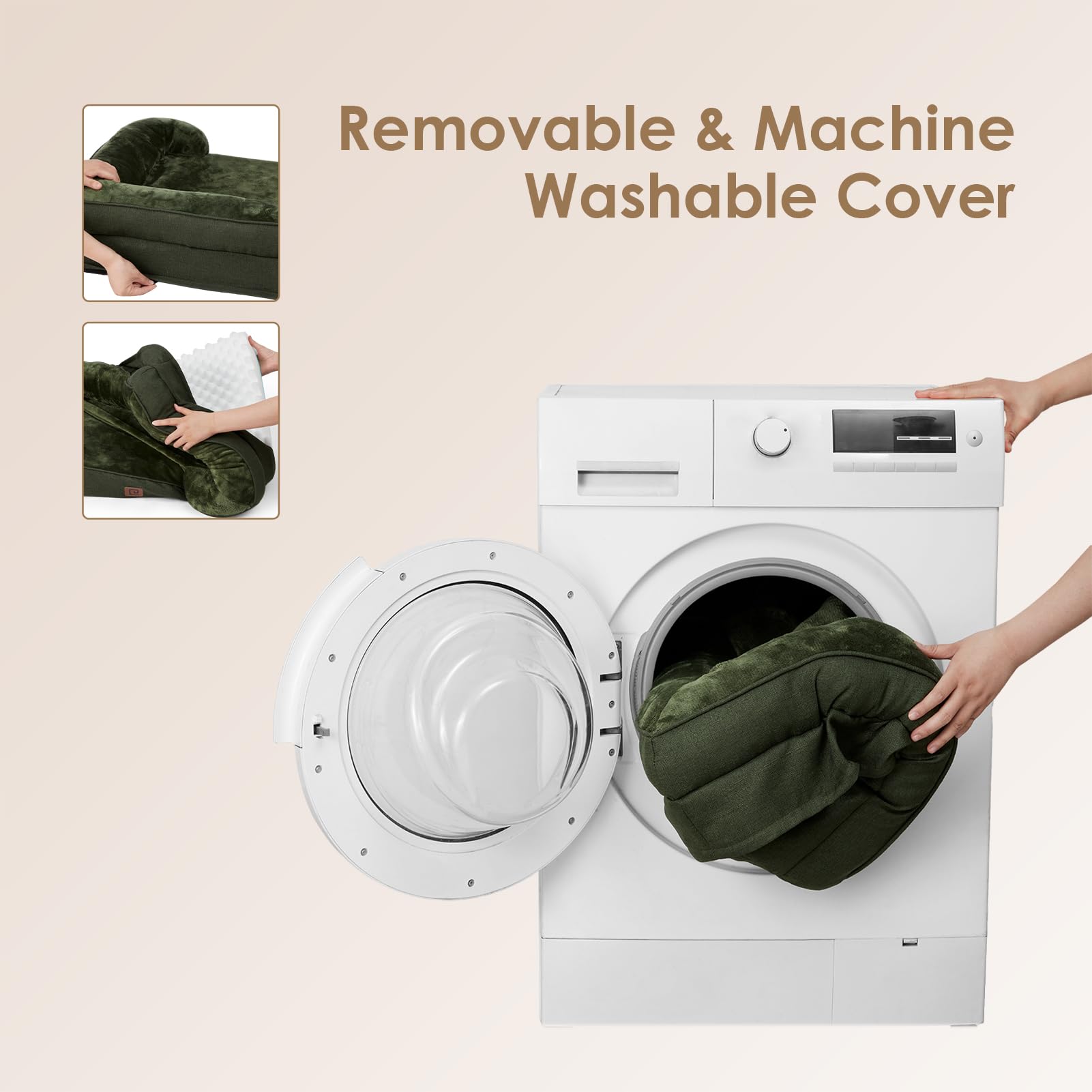 Foto 7 pulgar | Cama Ortopédica Para Perros Eheyciga, Impermeable, Espuma Viscoelástica, Grande - Venta Internacional.
