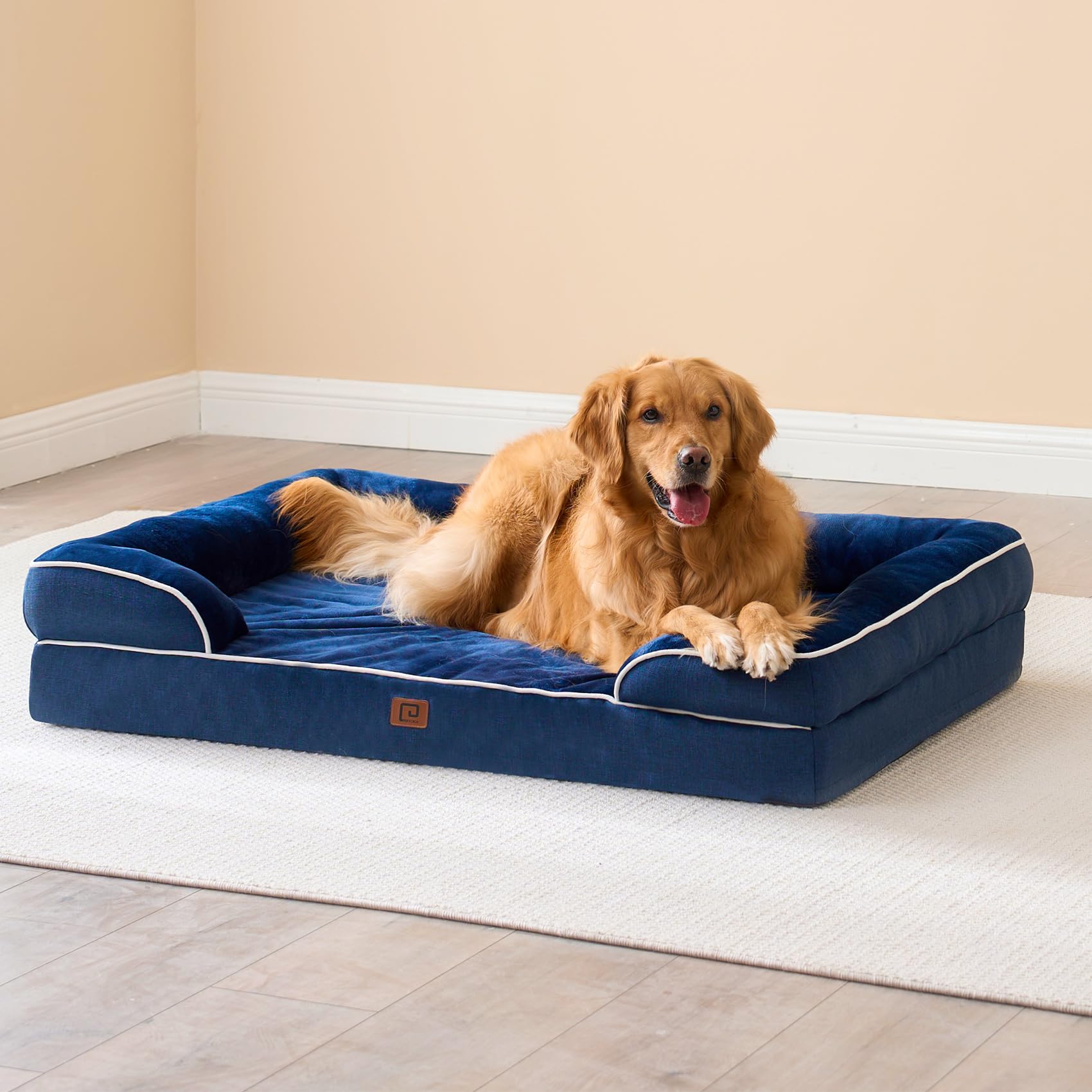 Foto 8 pulgar | Cama Ortopédica Para Perros Eheyciga, Extragrande, De Espuma Viscoelástica Impermeable - Venta Internacional.