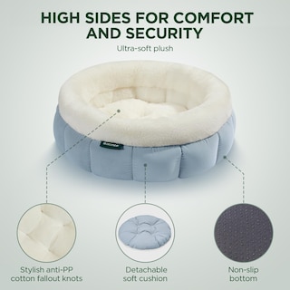 Foto 5 | Cama Redonda Para Gatos Balance Con Forma De Rosquilla Para Gatos De Interior Y Perros Pequeños - Venta Internacional.