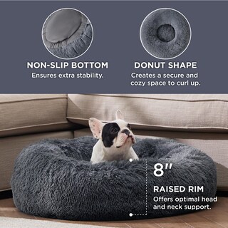 Foto 2 | Cama Para Perro Bedsure Calming Donut, Lavable Para Perros Medianos Y Grandes - Venta Internacional.