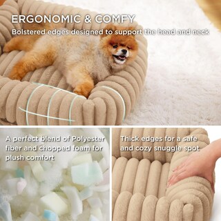 Foto 2 | Cama Para Perros, Bonita, Lavable, Ortopédica, Peluda, De Pana - Venta Internacional.