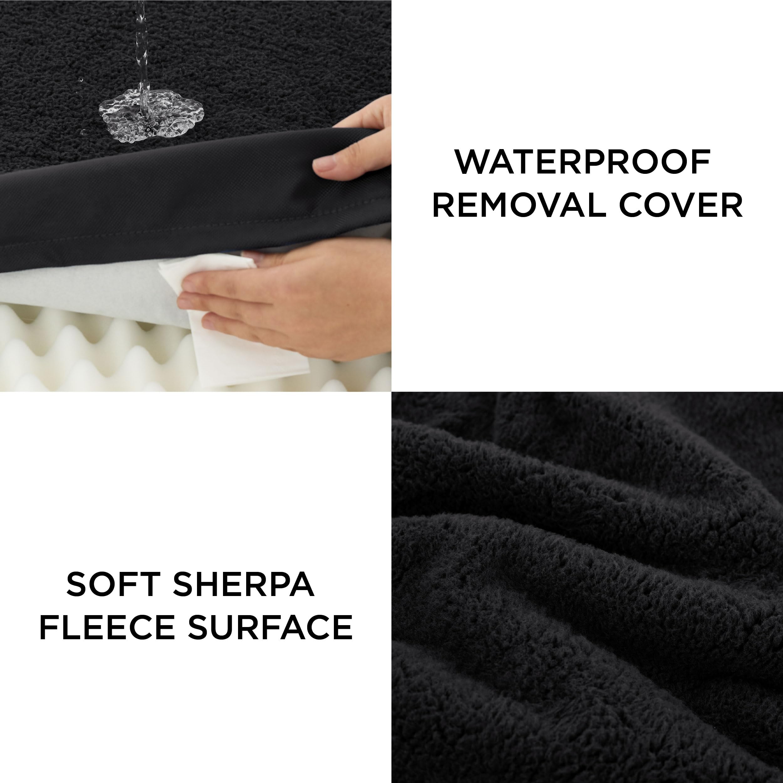 Foto 5 pulgar | Cama Ortopédica Para Perros, Impermeable, Para Crate Xl - Venta Internacional.