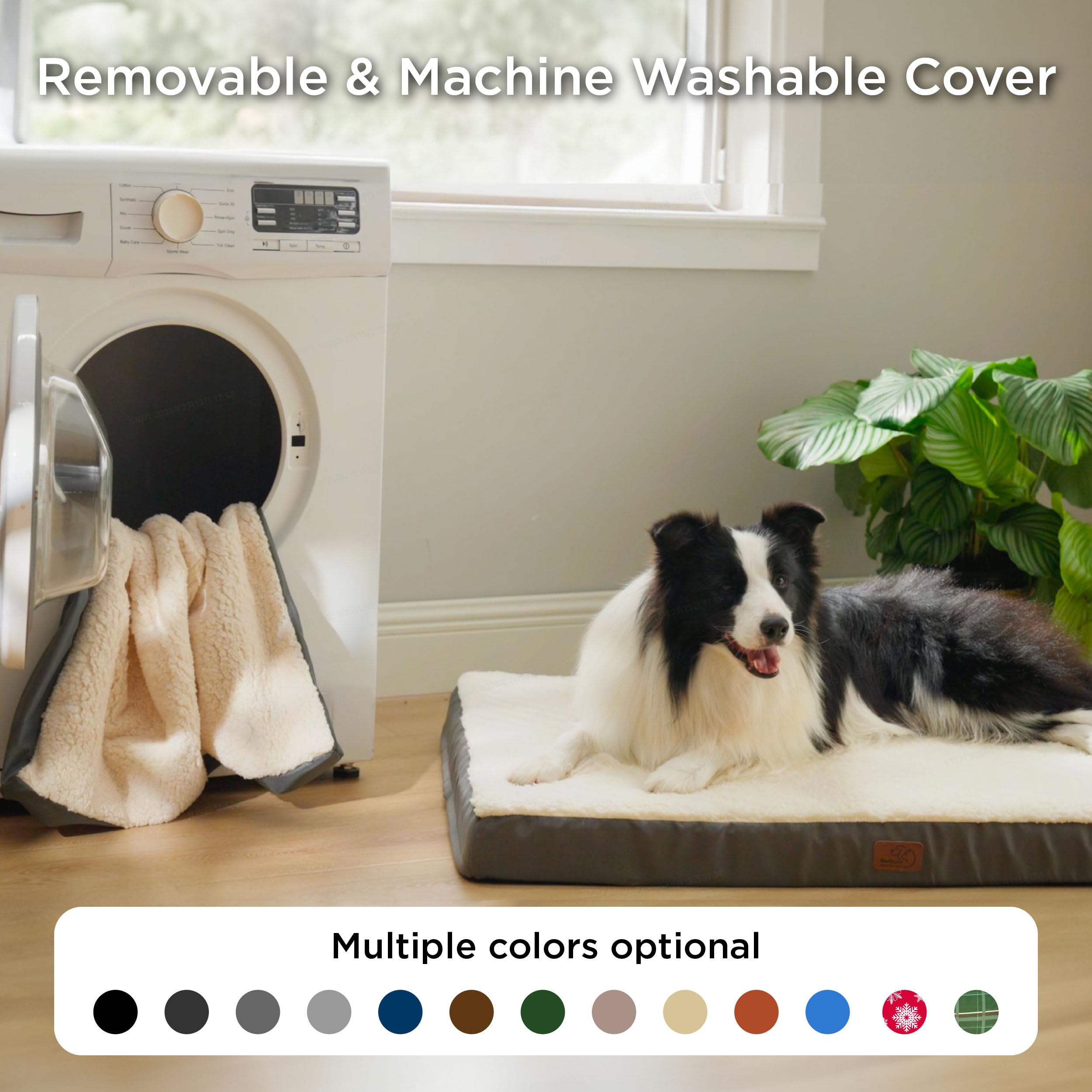 Foto 6 pulgar | Cama Ortopédica Para Perros, Impermeable, Para Crate Xl - Venta Internacional.