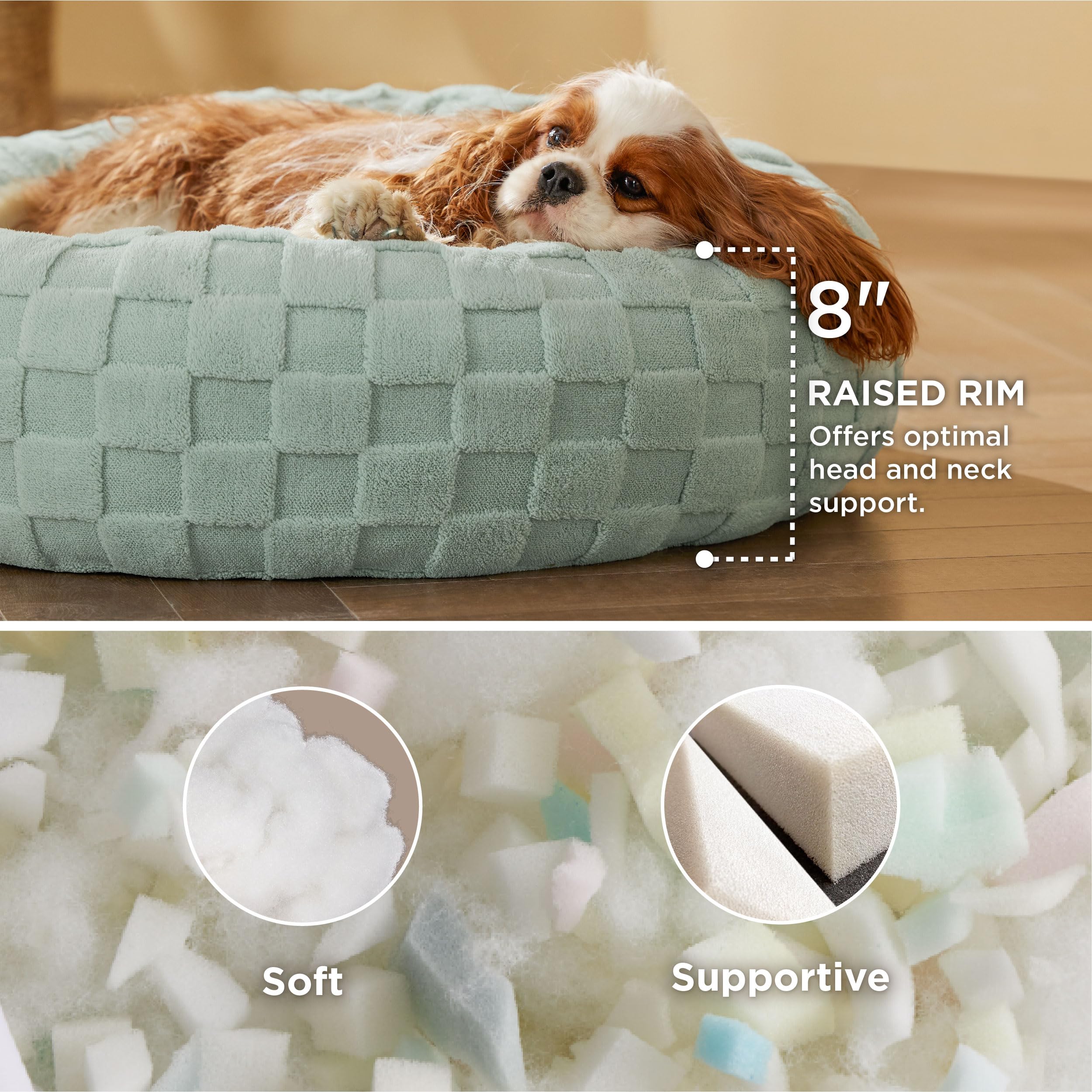 Foto 3 pulgar | Cama Para Perros Bedsure Donut Para Perros Medianos Con Funda Lavable - Venta Internacional.