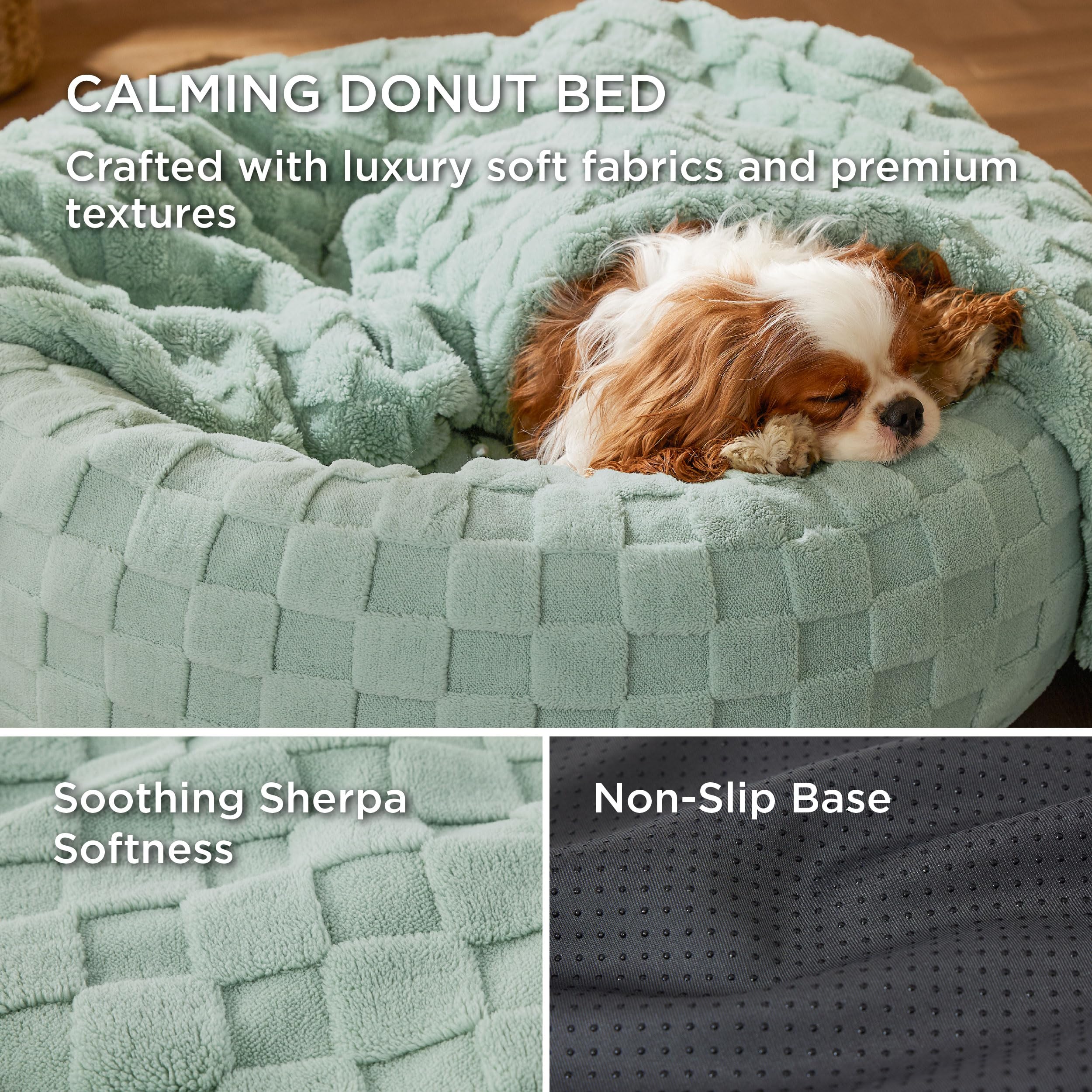 Foto 4 pulgar | Cama Para Perros Bedsure Donut Para Perros Medianos Con Funda Lavable - Venta Internacional.