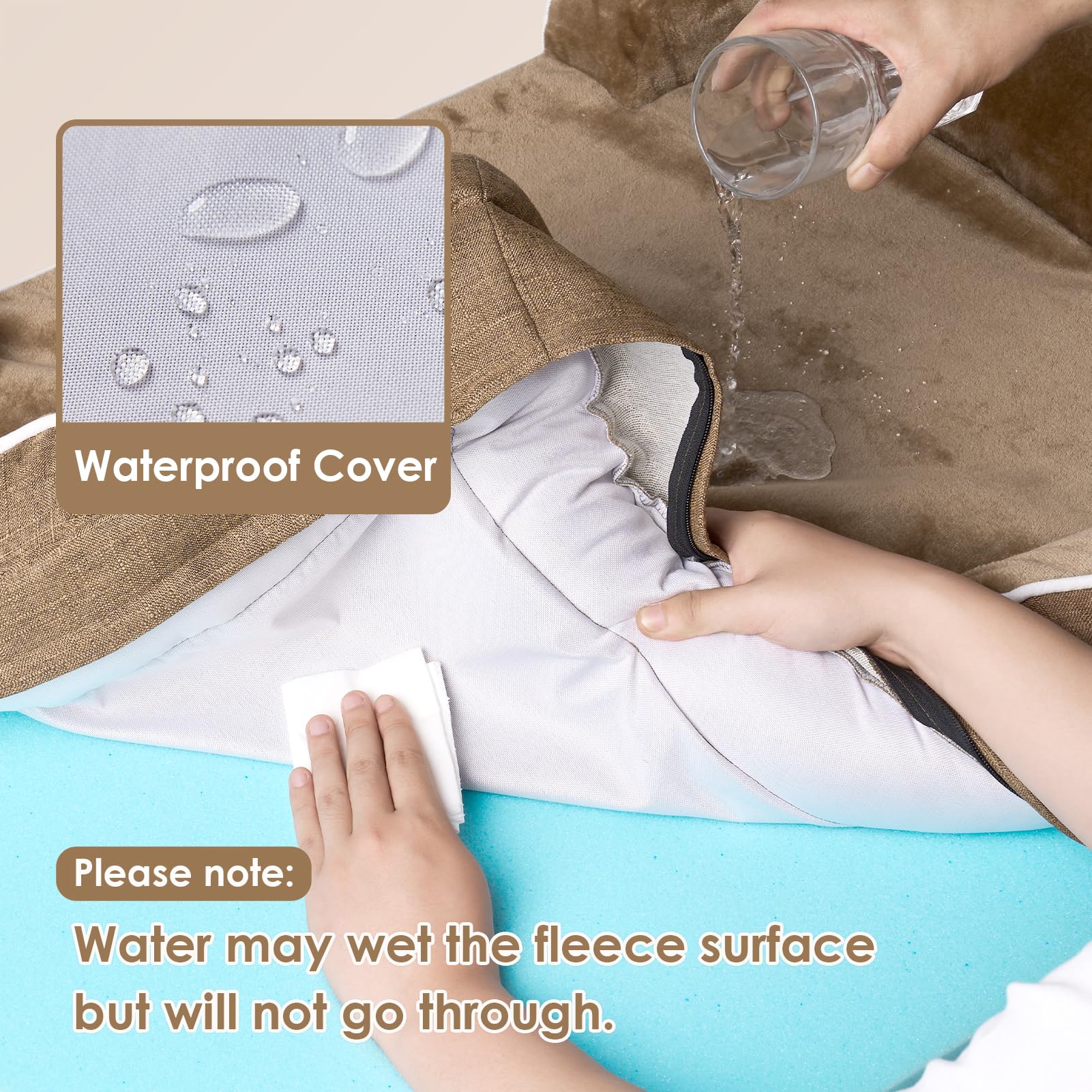 Foto 4 pulgar | Cama Ortopédica para Perros Eheyciga Impermeable - Venta Internacional