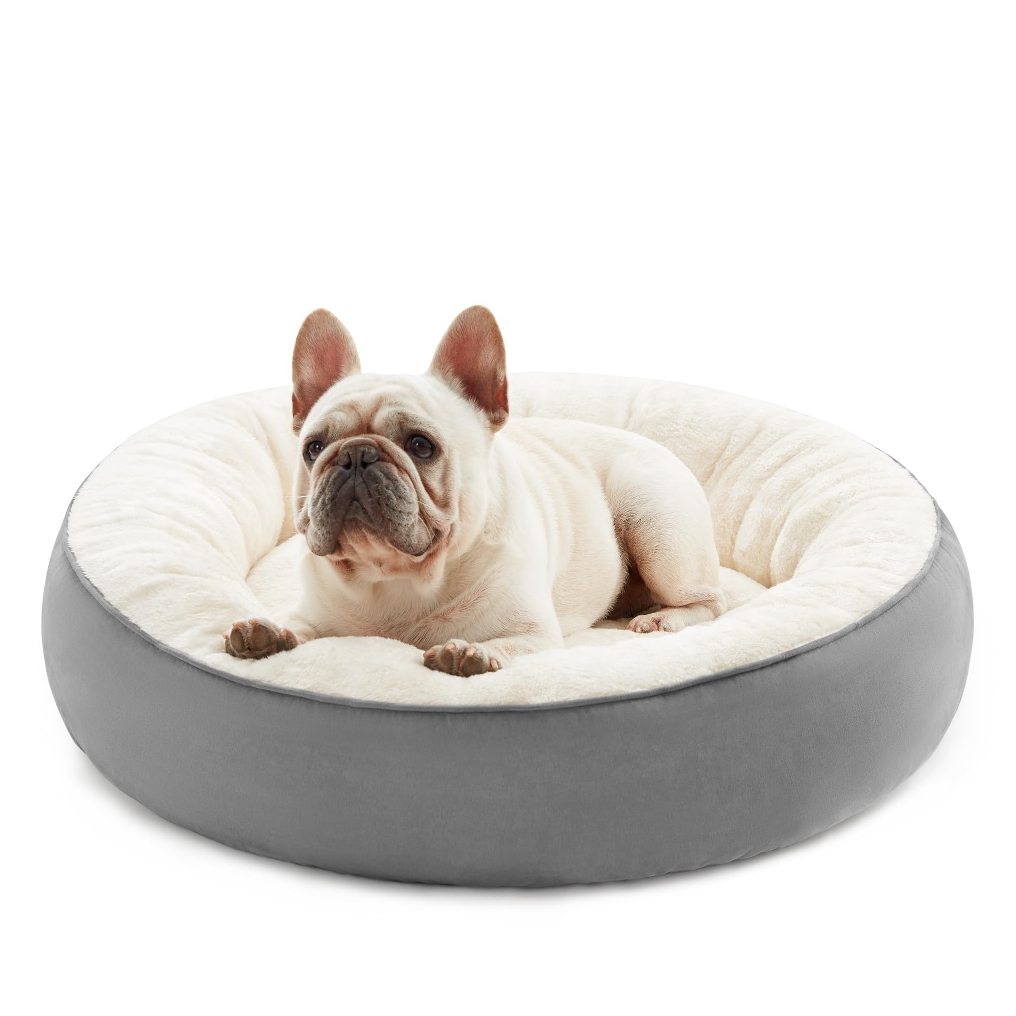 Cojín Redondo Con Forma De Rosquilla Pet Bed Love's Cabin Para Perros Pequeños O Medianos - Venta Internacional.