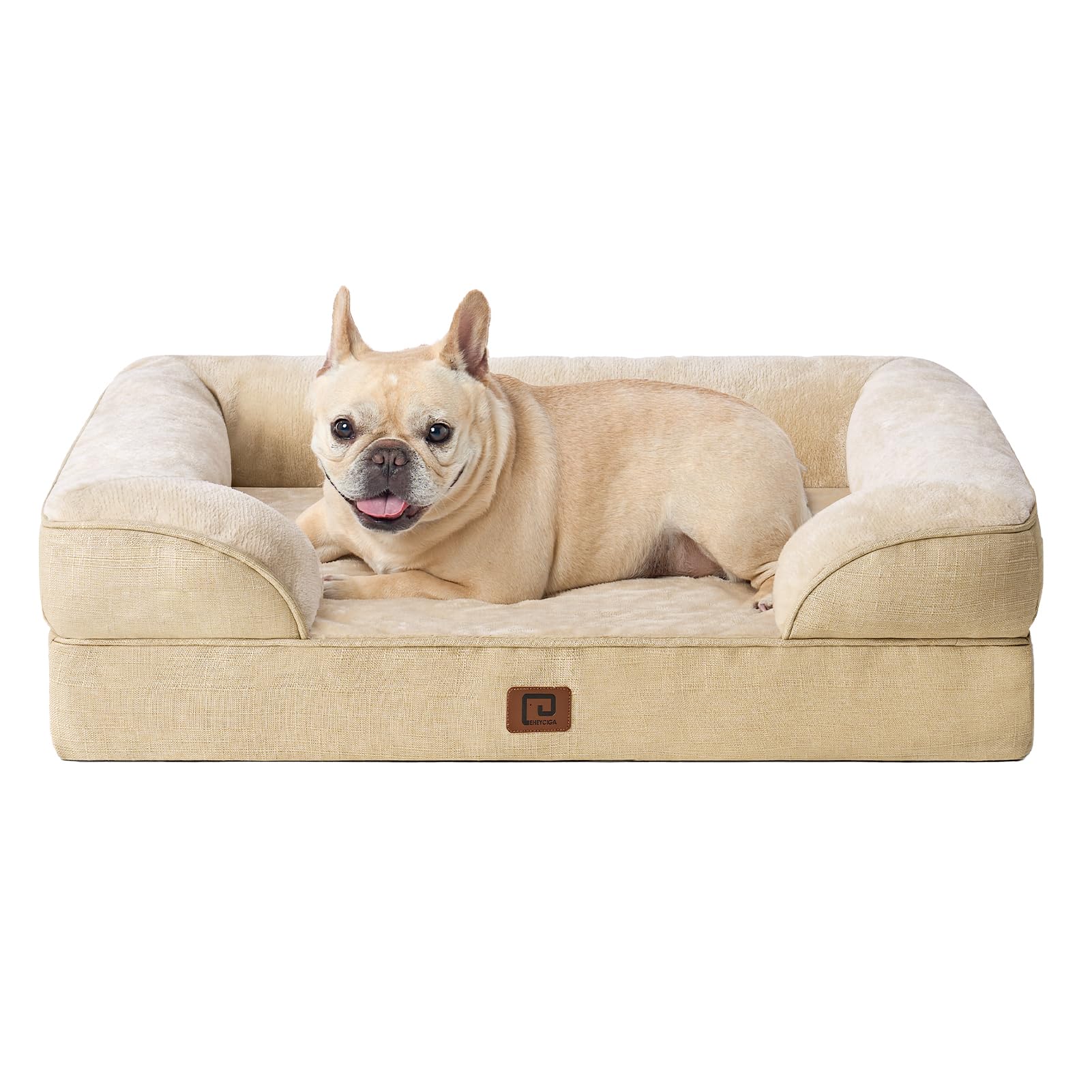 Cama Para Perros Eheyciga, Ortopédica, Impermeable, De Espuma Viscoelástica, Color Gris - Venta Internacional.
