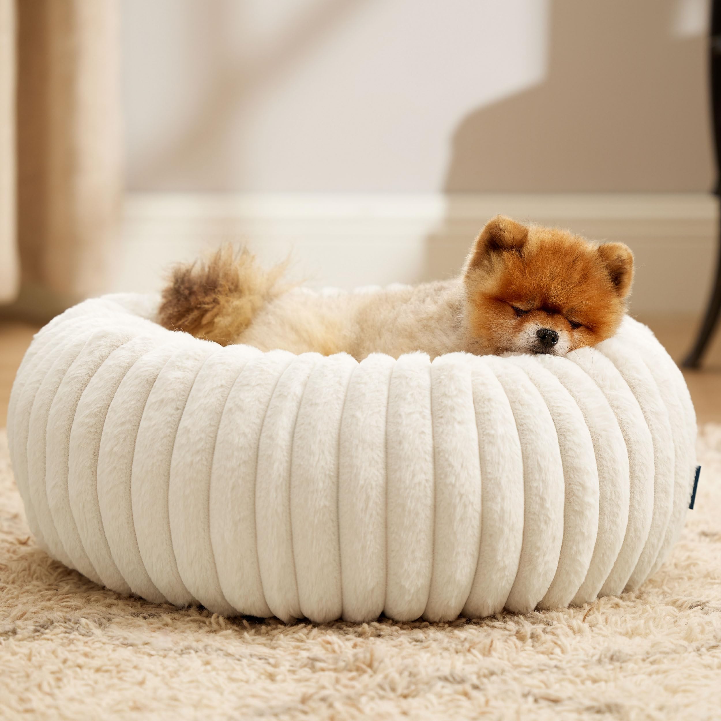 Foto 8 pulgar | Cama Para Mascotas Bedsure Donut, Forro Polar De Pana Para Perros Pequeños, Lavable, Talla S - Venta Internacional.
