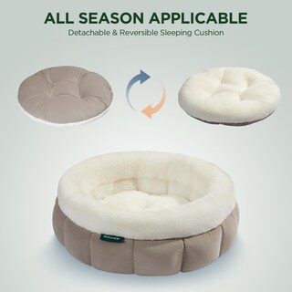 Foto 4 | Cama Redonda Para Gatos Balance Con Forma De Rosquilla Para Gatos De Interior Y Perros Pequeños - Venta Internacional.