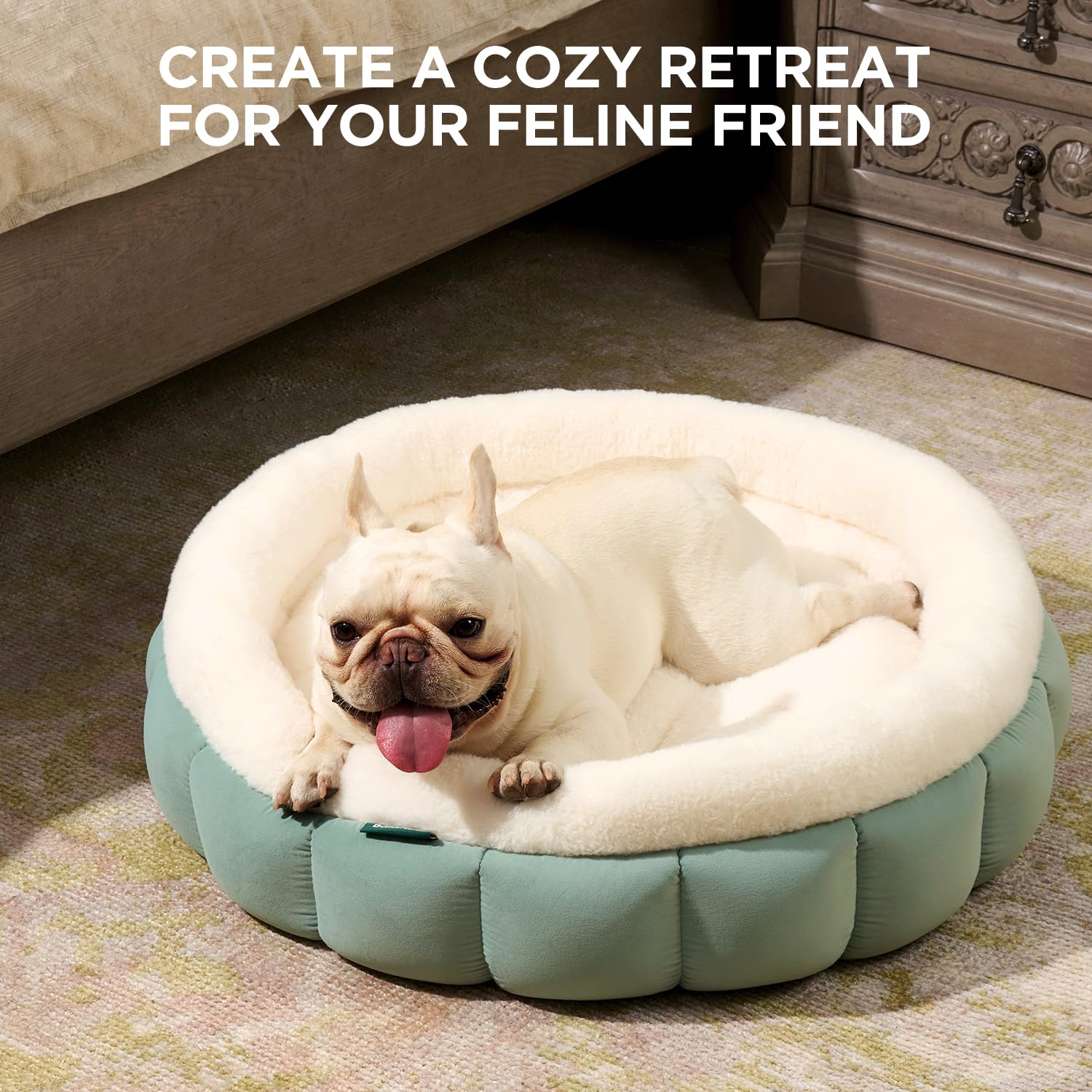 Foto 8 pulgar | Cama Redonda Para Gatos Balance Con Forma De Rosquilla Para Gatos De Interior Y Perros Pequeños - Venta Internacional.