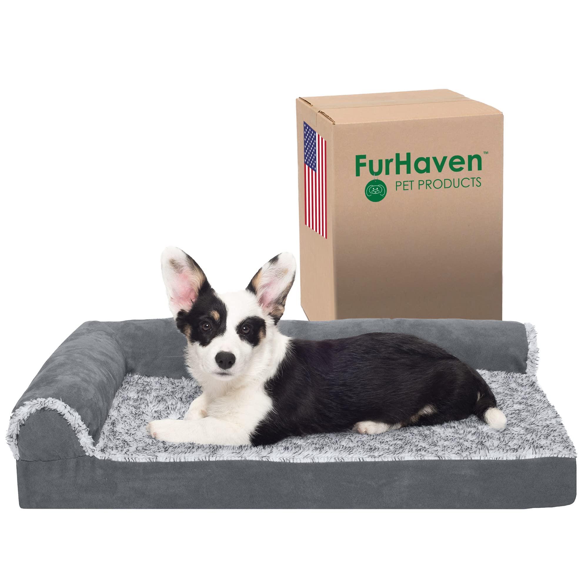 Foto 2 pulgar | Cama Ortopédica Para Perros Furhaven Con Cojines Extraíbles Y Lavable - Venta Internacional.
