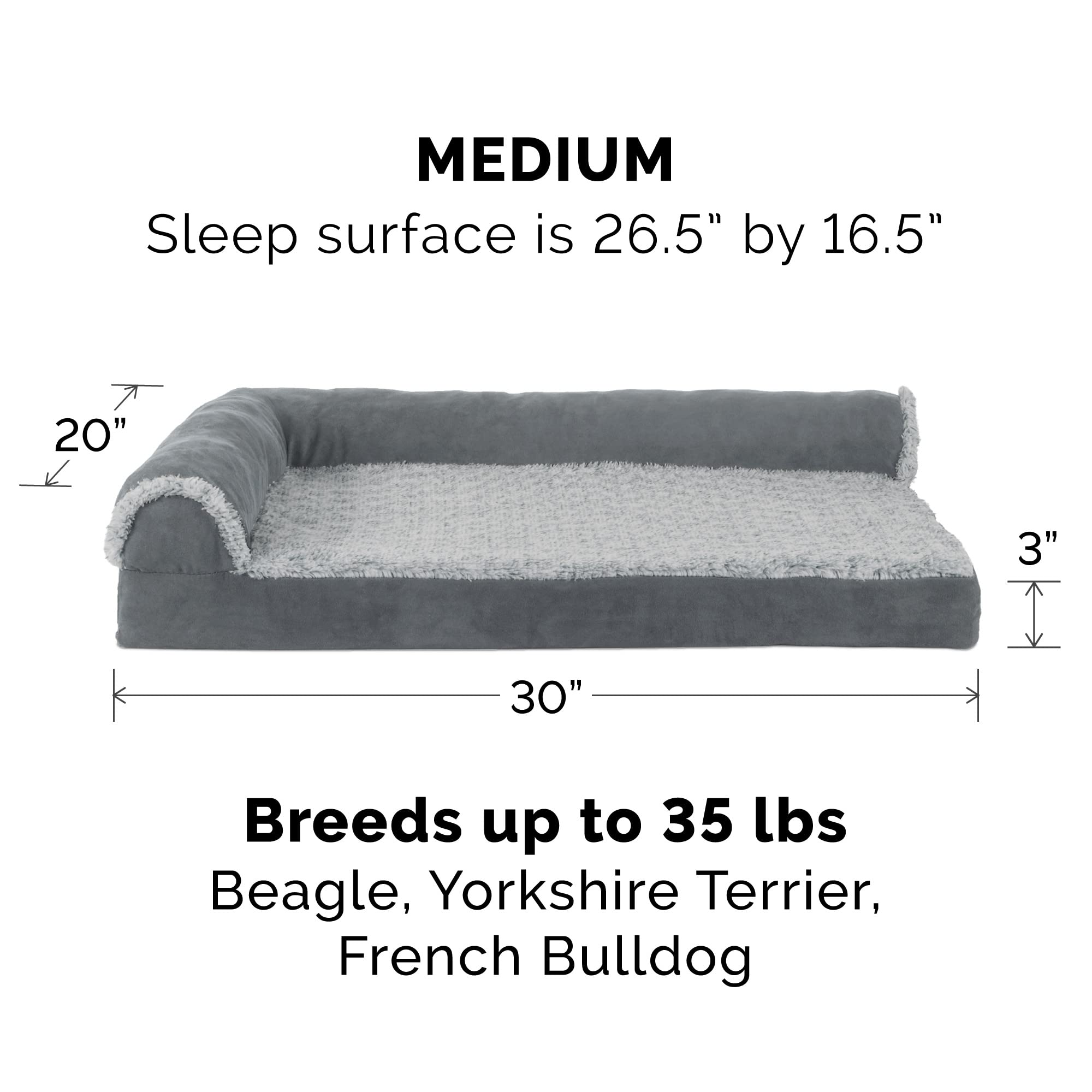 Foto 3 pulgar | Cama Ortopédica Para Perros Furhaven Con Cojines Extraíbles Y Lavable - Venta Internacional.