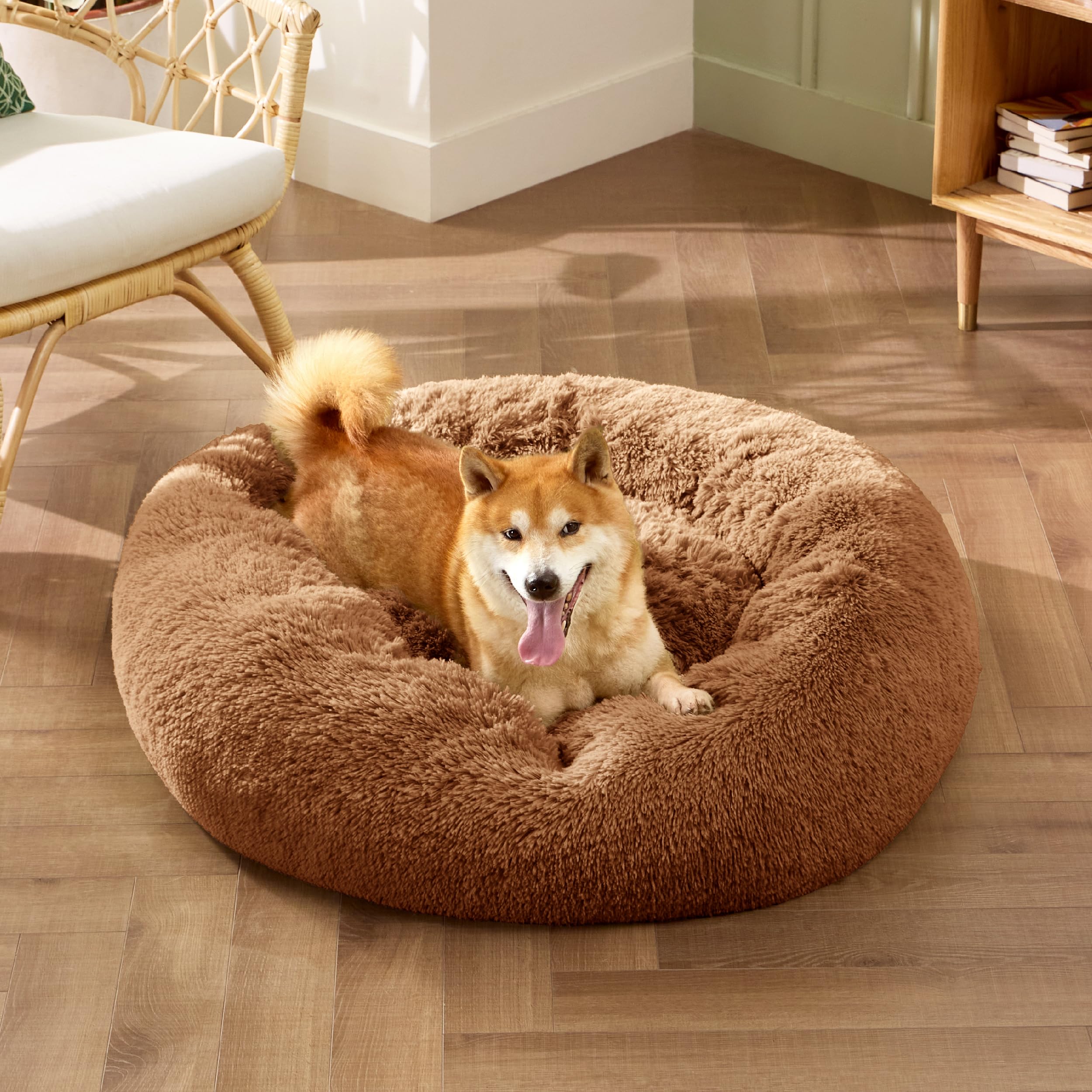 Foto 5 pulgar | Cama Para Perros Bedsure Calming Donut, Lavable Para Perros Medianos - Venta Internacional.