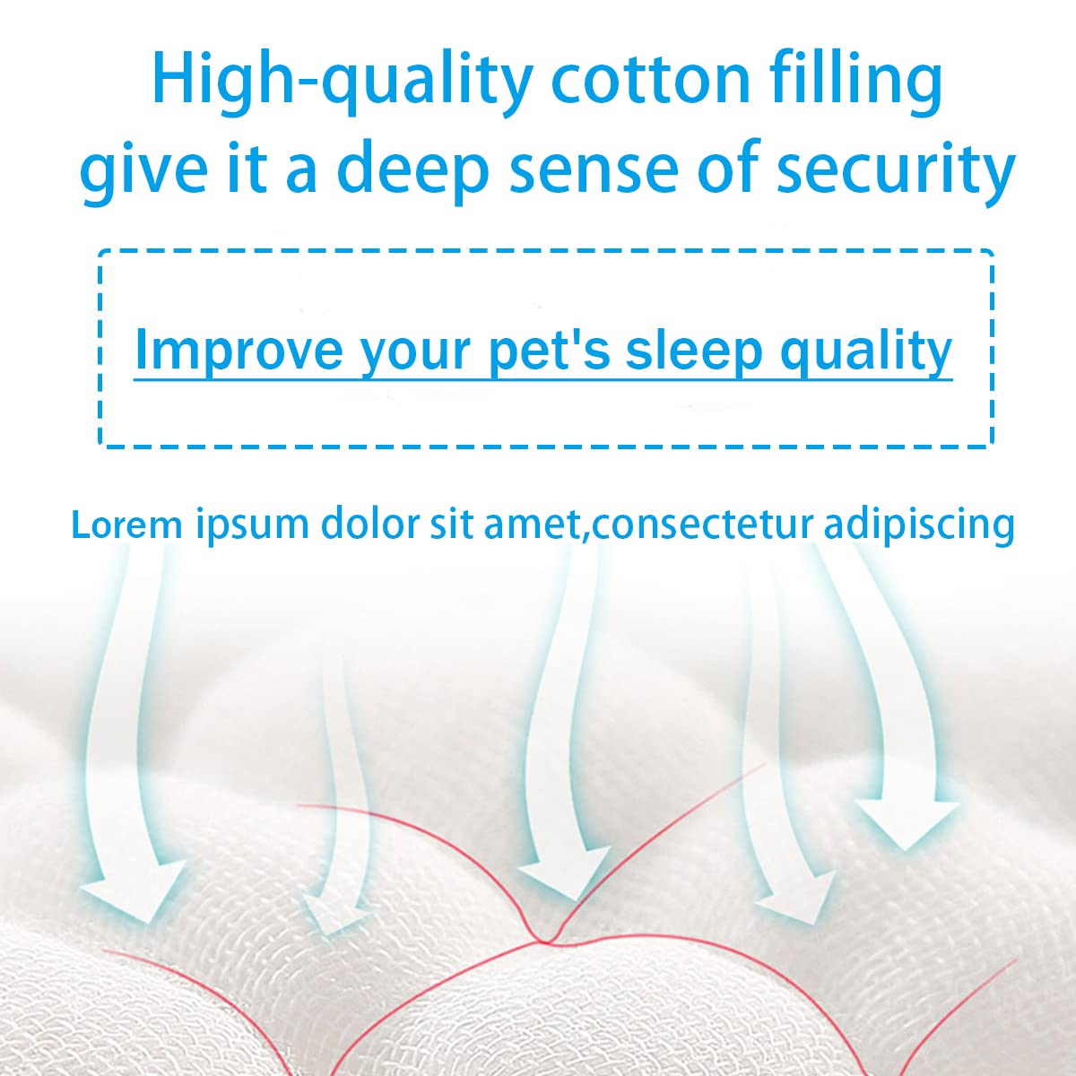Foto 3 pulgar | Cama Para Mascotas, Lavable Para Gatos Y Perros, 50/60 Cm, De Felpa Esponjosa Y Antiansiedad - Venta Internacional.