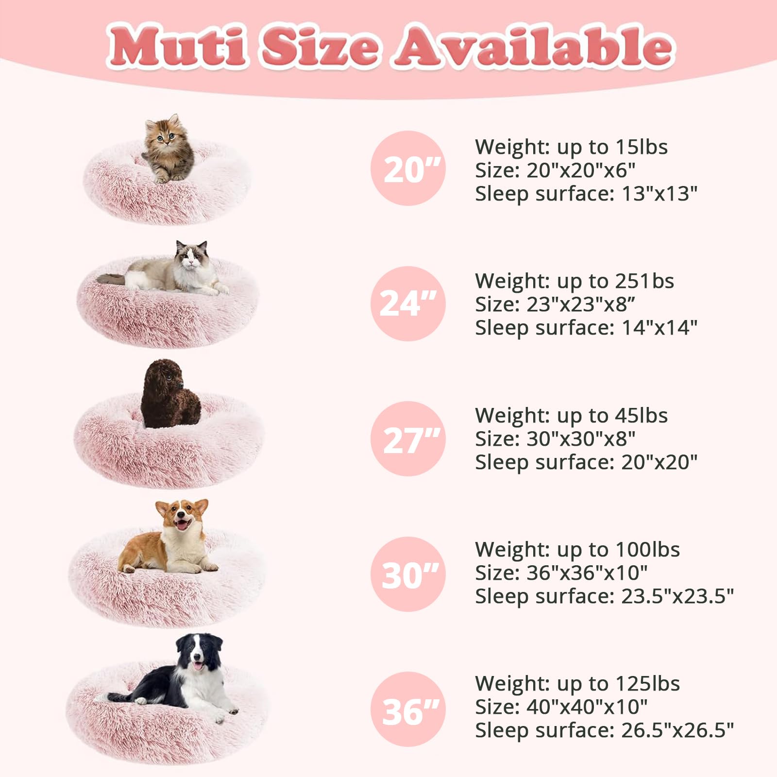 Foto 3 pulgar | Cama Calmante Contra La Ansiedad Para Perros Y Gatos Jollyvogue Para Mascotas Pequeñas - Venta Internacional.