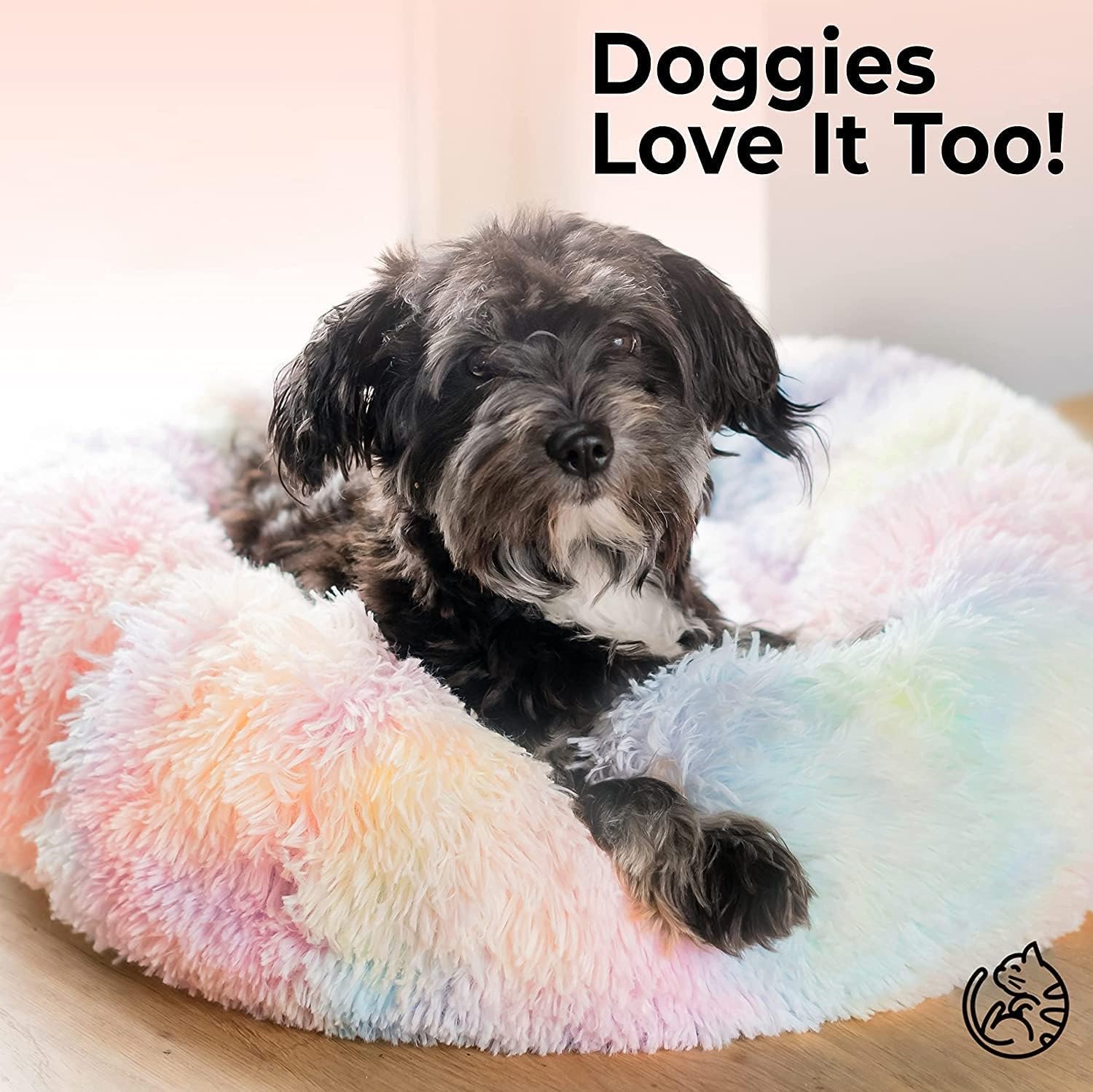 Foto 6 pulgar | Cama Redonda Para Mascotas, Lavable, Para Gatos De Interior Y Perros Pequeños - Venta Internacional.