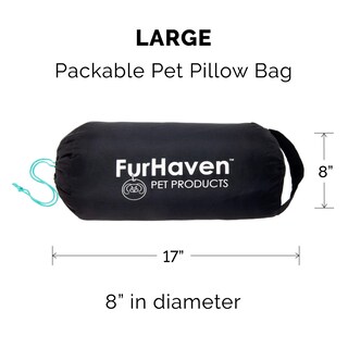 Foto 4 | Cama Para Perros Furhaven Trail Pup Para Viajes Al Aire Libre, Color Aguamarina Y Gris, Grande - Venta Internacional.