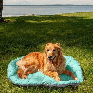 Foto 5 | Cama Para Perros Furhaven Trail Pup Para Viajes Al Aire Libre, Color Aguamarina Y Gris, Grande - Venta Internacional.