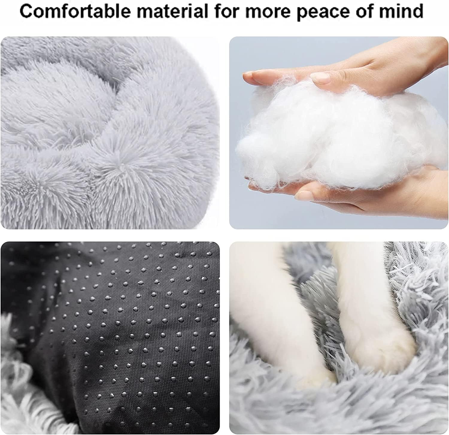 Foto 7 pulgar | Cama Para Gatos Lavable Para Gatos De Interior Y Perros Pequeños (gris Claro) - Venta Internacional.