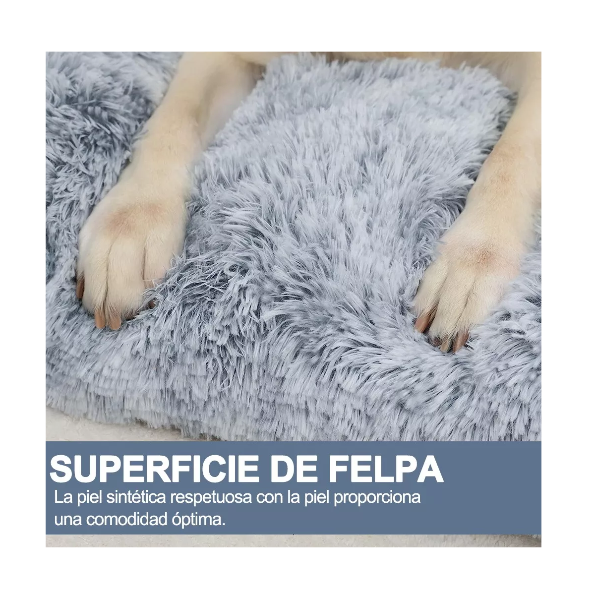 Foto 4 pulgar | Cama Para Perros Gatos Mascota Antiestrés Supercómoda Eo Safe Imports Esi-11545-1 Gris