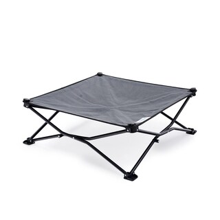 Foto 1 | Cama Para Mascotas Coolaroo On The Go, Gris Acero, Mediana, Con Bolsa De Transporte - Venta Internacional.