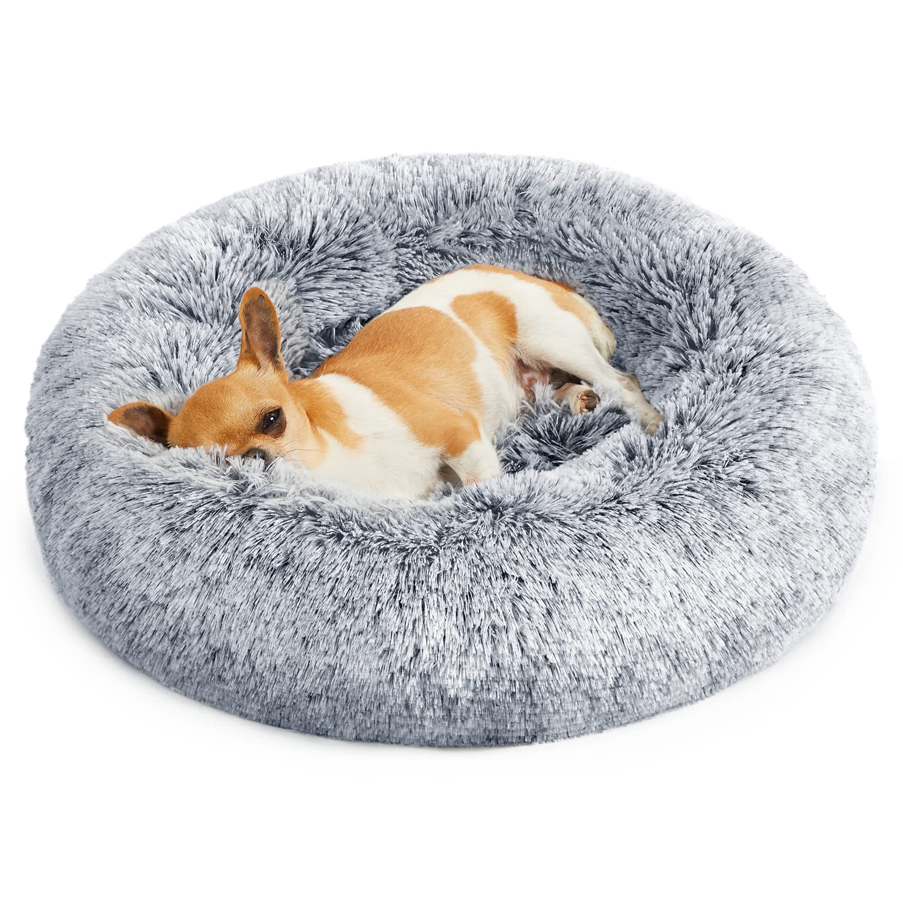 Foto 2 pulgar | Feandrea Cama Para Perros, 40 cm, Cojín Lavable Extraíble, Felpa Gris Ombré, Mpgw036g01.