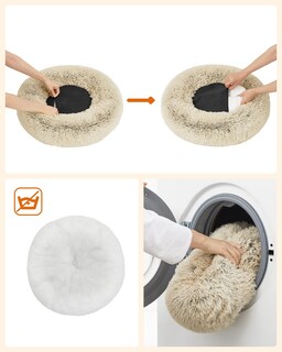 Foto 7 | Cama para Mascotas Feandrea para Perros y Gatos Pequeños 60 cm de Diámetro