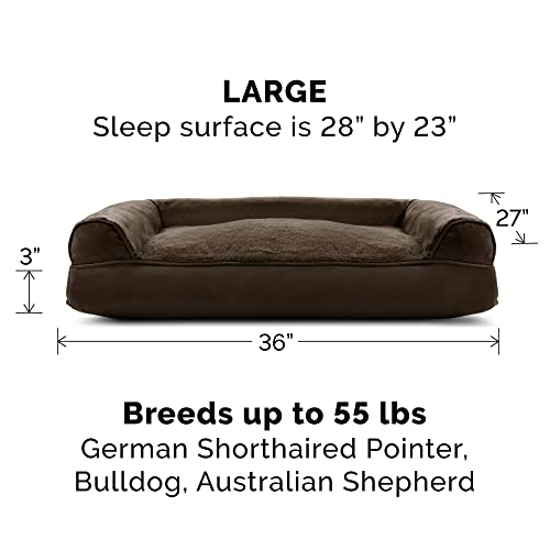 Foto 3 pulgar | Cama Para Mascotas Furhaven, De Felpa Y Gamuza, Estilo Sofá Para Perros Y Gatos - Venta Internacional.