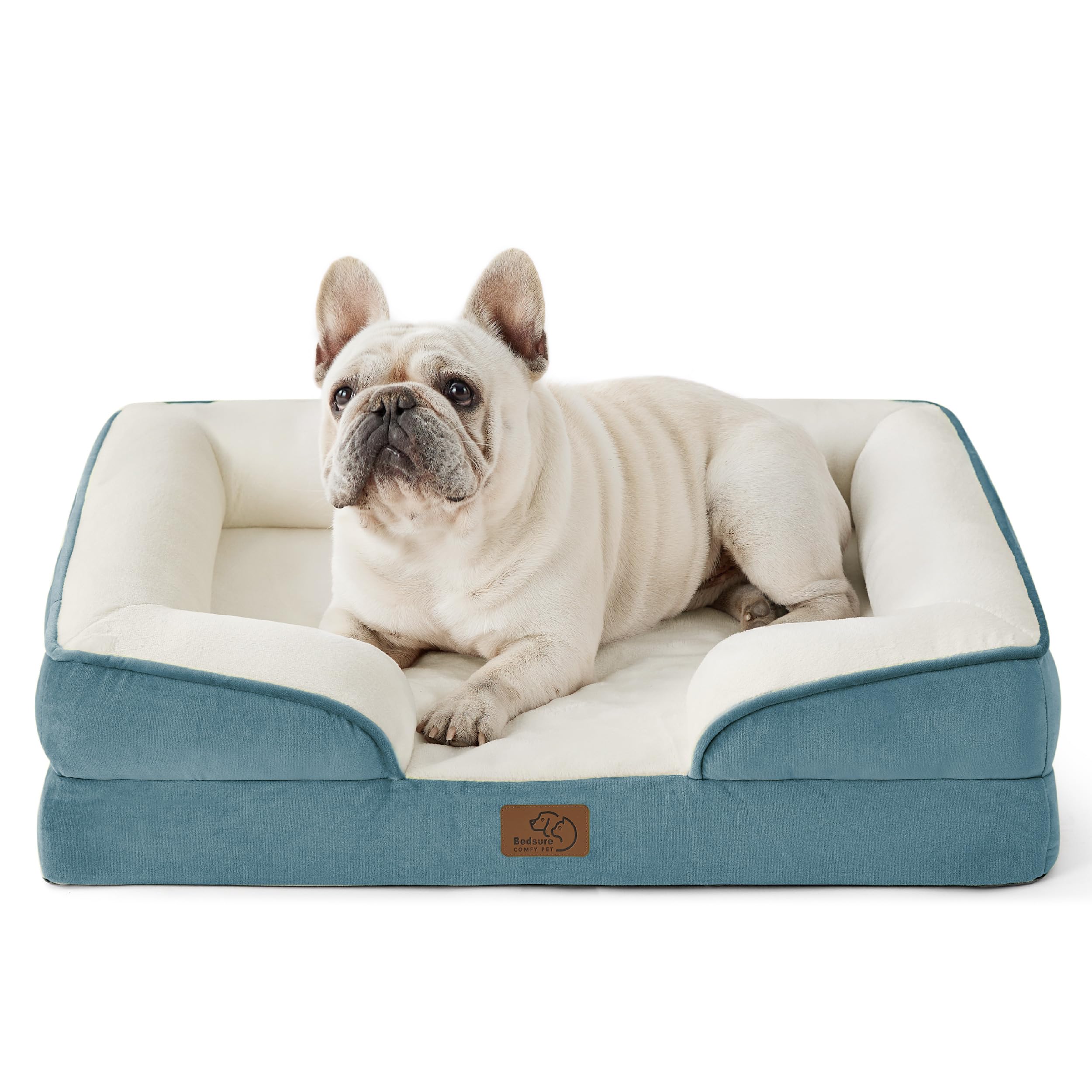 Cama Ortopédica Para Perros, Impermeable, Para Perros Medianos, Color Azul - Venta Internacional.