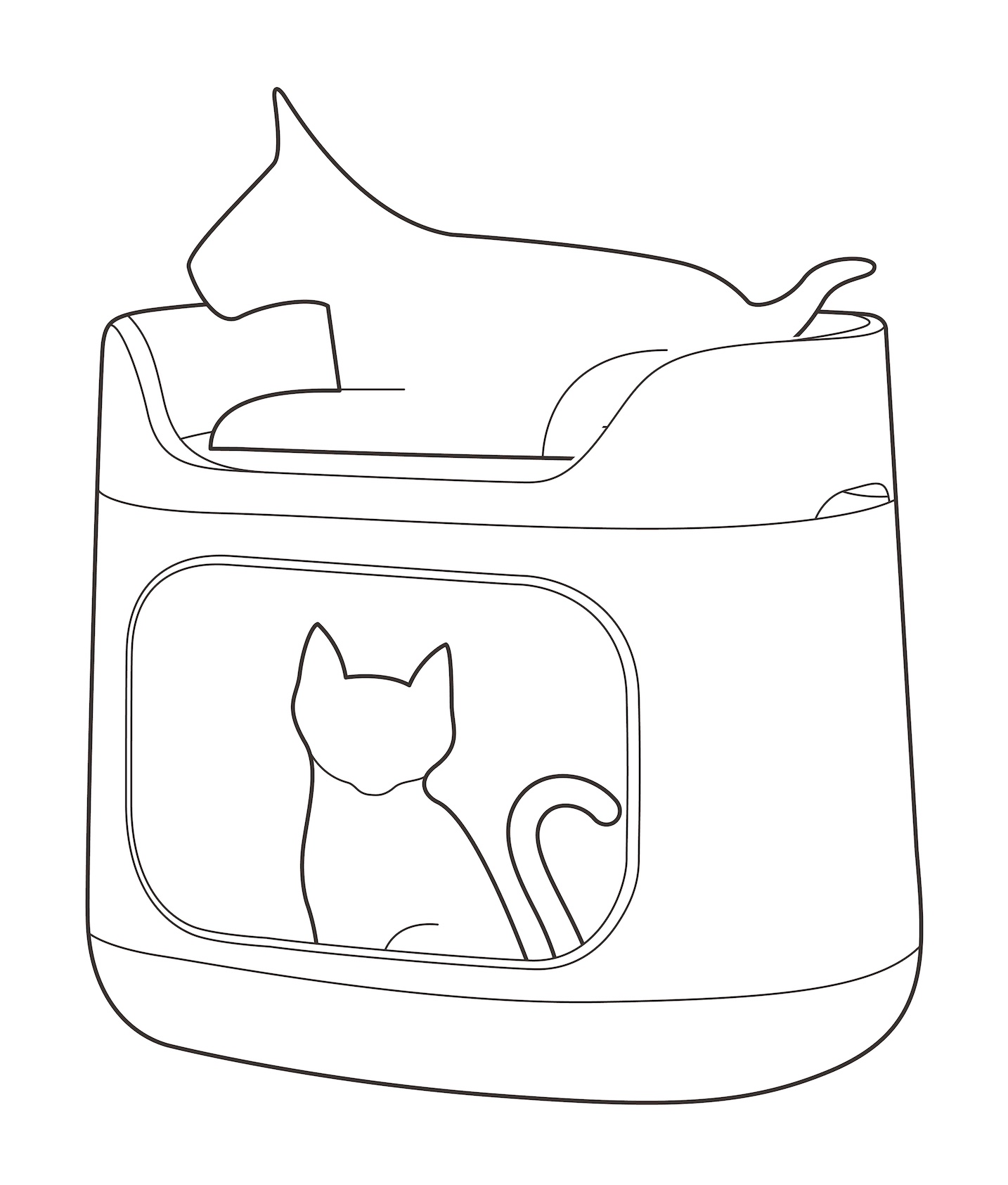 Foto 7 pulgar | Casa, Transportadora Y Camas (3 En 1)  Para Mascotas Marca Curver