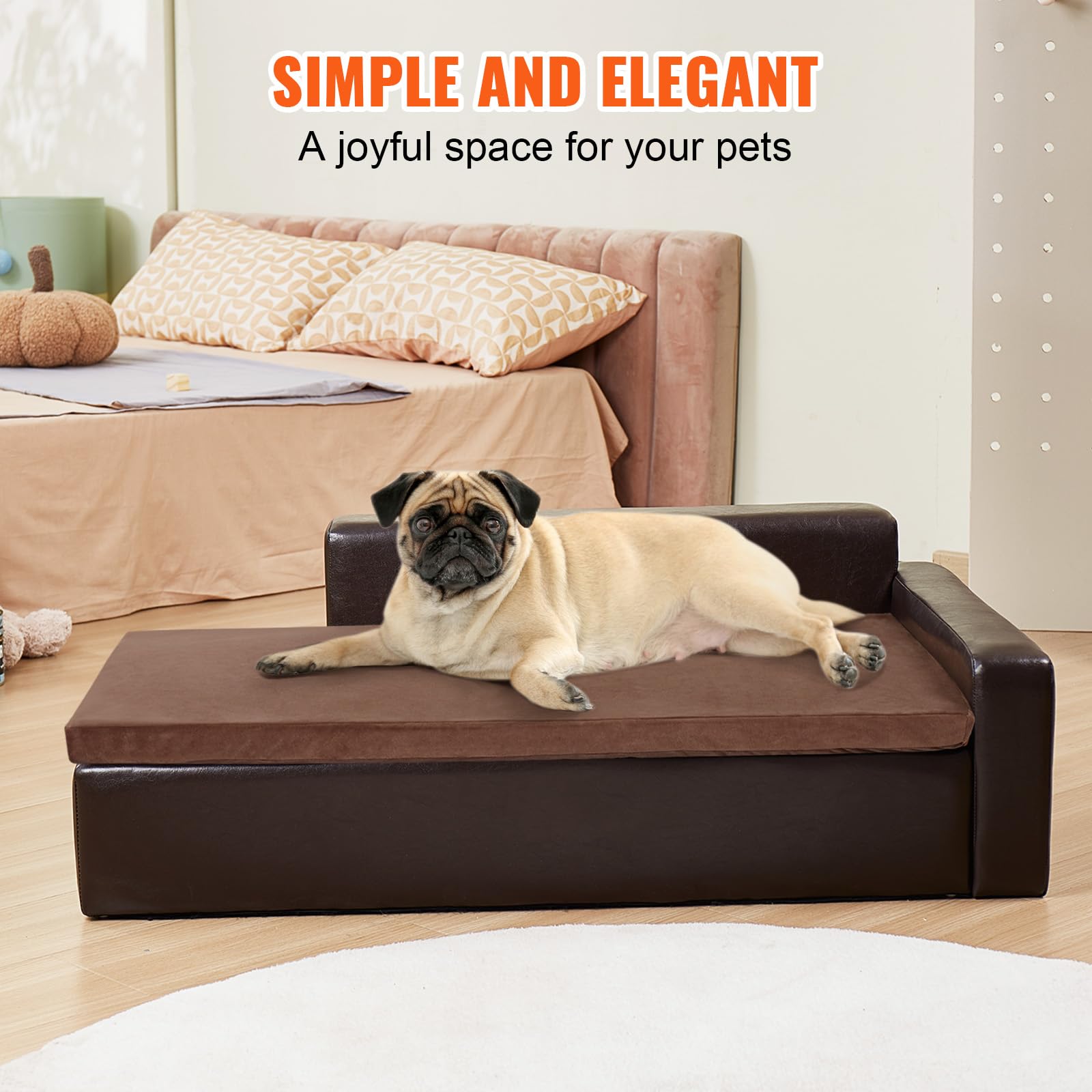 Foto 8 pulgar | Sofá Y Silla De Piel Para Perros Y Gatos Pequeños Vevor - Venta Internacional.