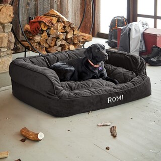 Foto 1 | Cama Para Perros Orvis Comfortfill-eco, Color Pizarra, Tamaño Mediano - Venta Internacional.