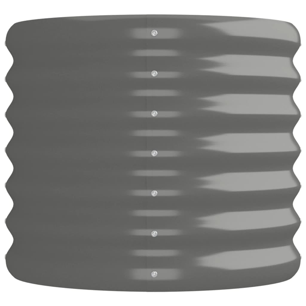 Foto 5 pulgar | Cama Elevada De Jardín Vidaxl De Acero Con Recubrimiento En Polvo Gris, 150 X 40 X 36 Cm - Venta Internacional.
