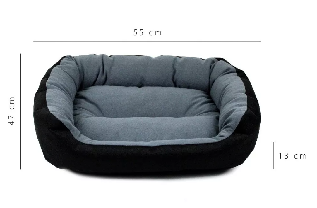 Foto 3 pulgar | Cama Para Perro Pets Apparel Negra / Gris Chica Resistente