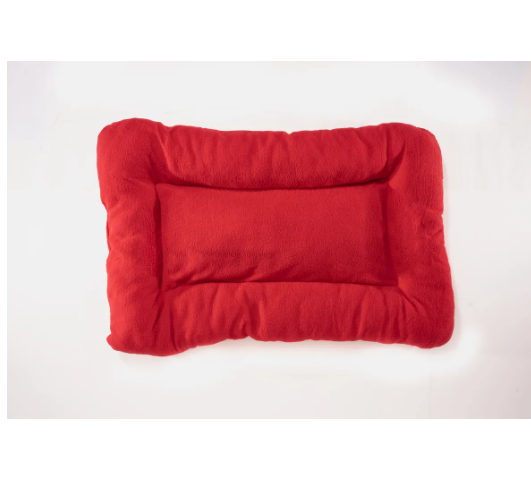 Foto 3 pulgar | 2 Camas Para Mascota Rectangular Suave - Polar - Lavable (2) Rojo Rectangular Suave