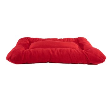 Foto 4 | 2 Camas Para Mascota Rectangular Suave - Polar - Lavable (2) Rojo Rectangular Suave