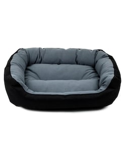 Foto 1 | Cama Para Perro Negra / Gris Chica Resistente