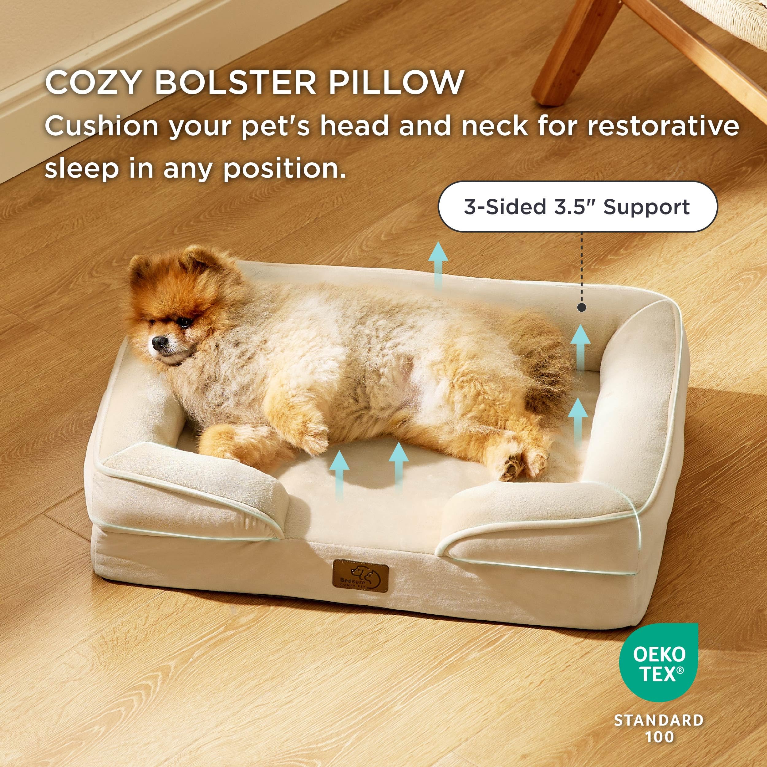 Foto 5 pulgar | Cama Ortopédica Para Perros Pequeños Bedsure, Sofá Cama Con Cojín Lavable Para Perros Pequeños, Sofá - Venta In