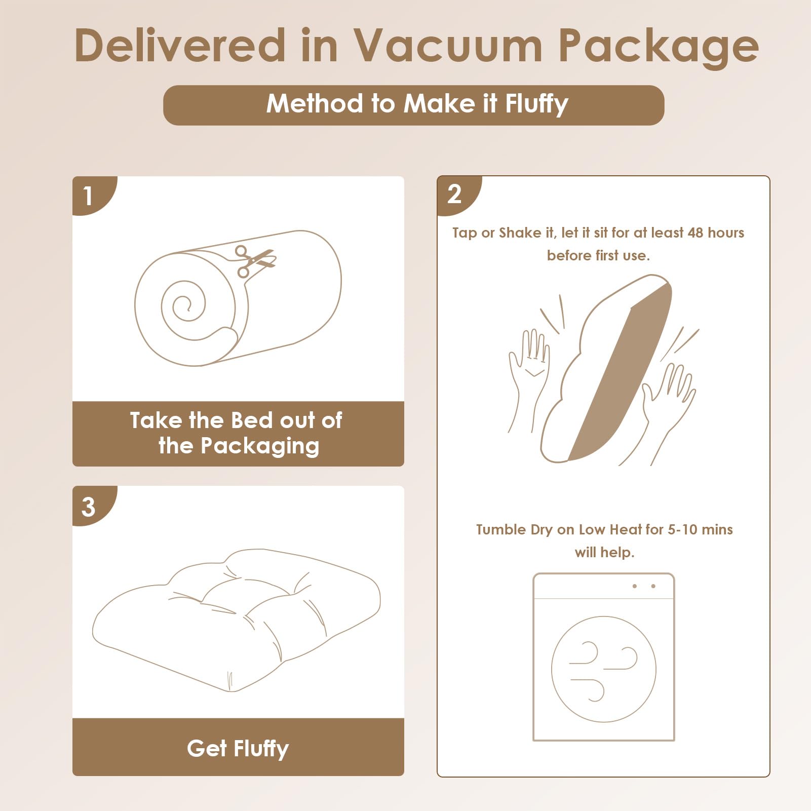 Foto 4 pulgar | Cama Para Perros Eheyciga, Mullida Y Esponjosa, De Piel Sintética Para Perros De Tamaño Mediano - Venta Internacional.
