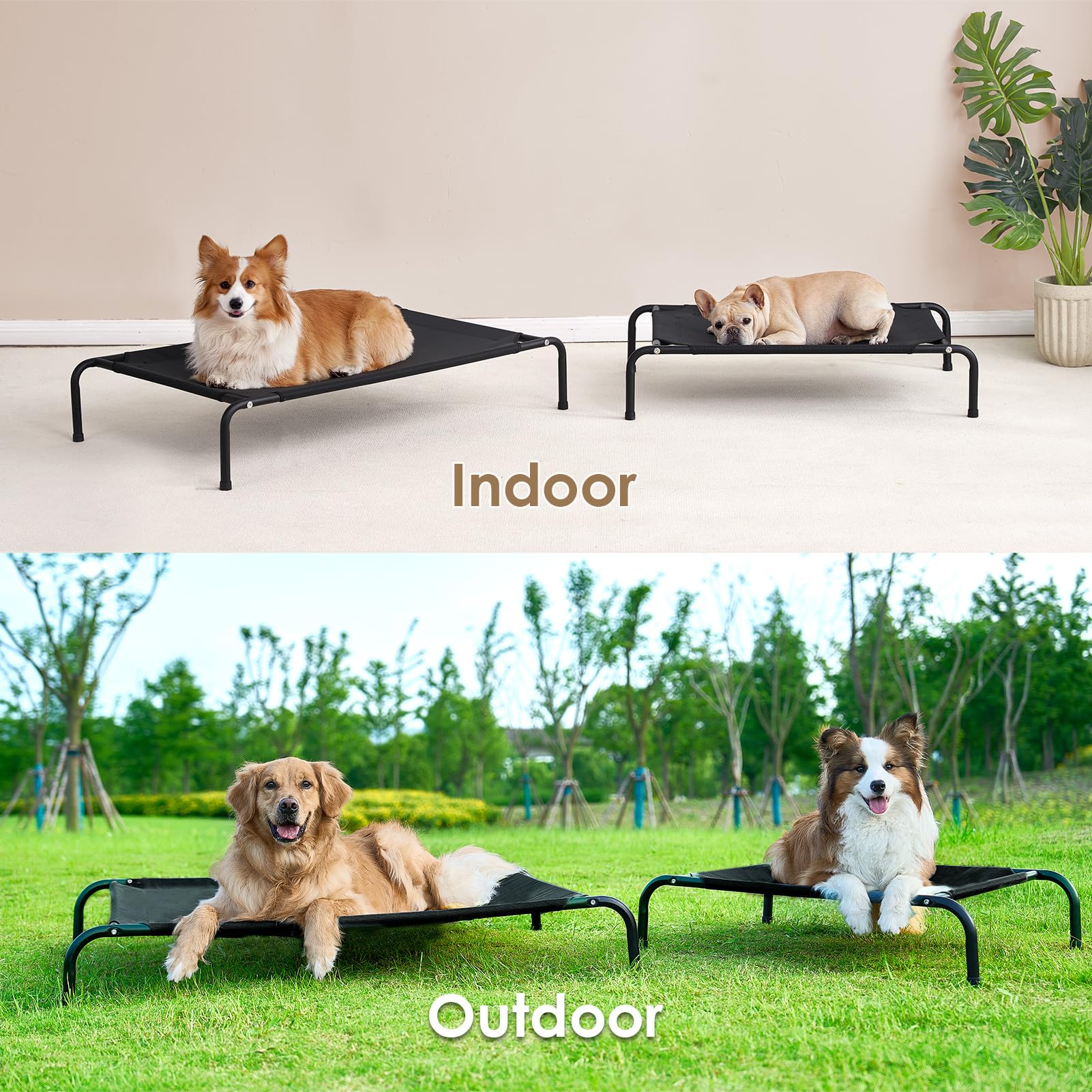 Foto 6 | Cuna Elevada Para Perros Eheyciga Para Perros Grandes De 35 A 125 Libras - Venta Internacional.