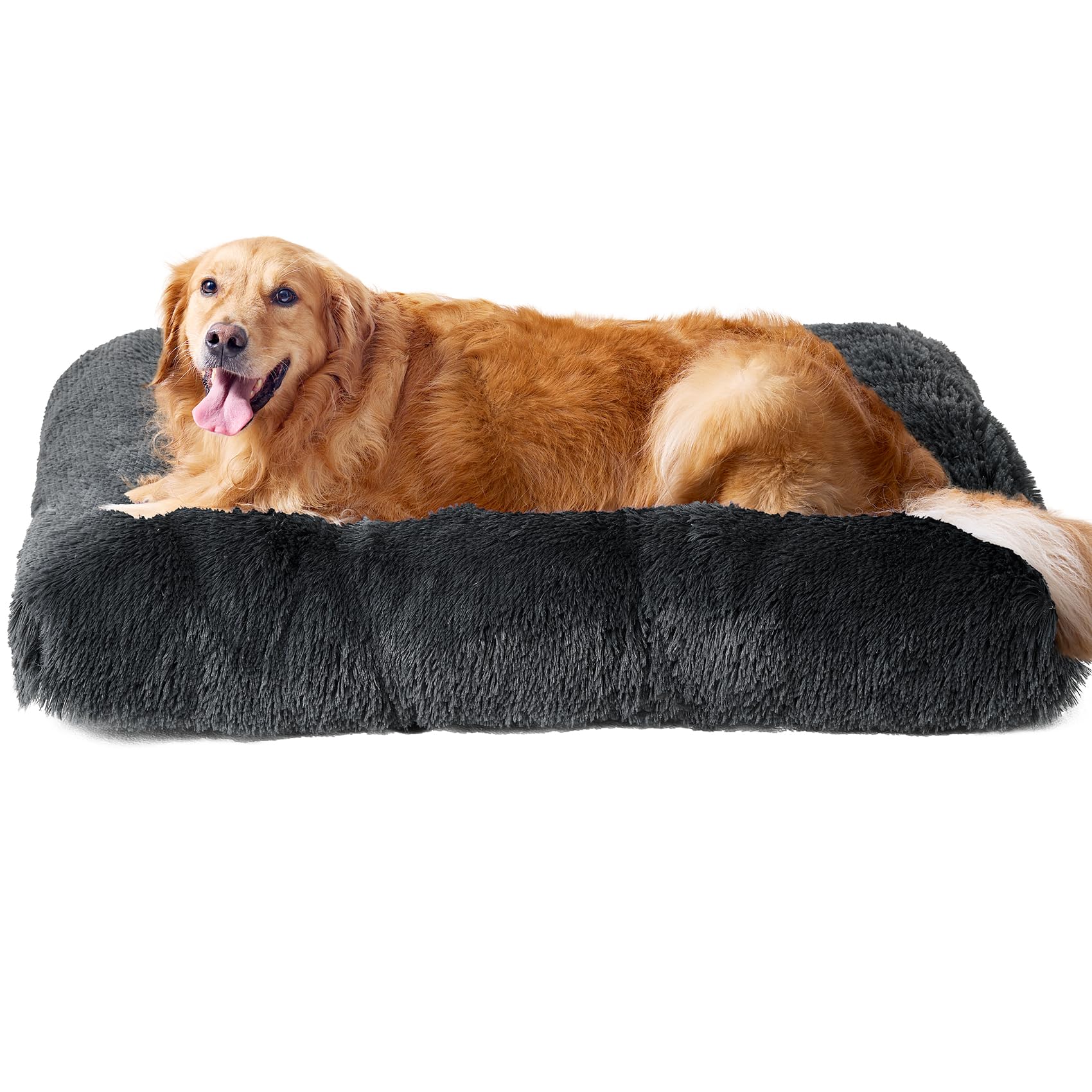 Cama Tipo Jaula Para Perros Eheyciga, Mullida Y Esponjosa, De Piel Sintética Para Perros De Tamaño Xl - Venta Inte
