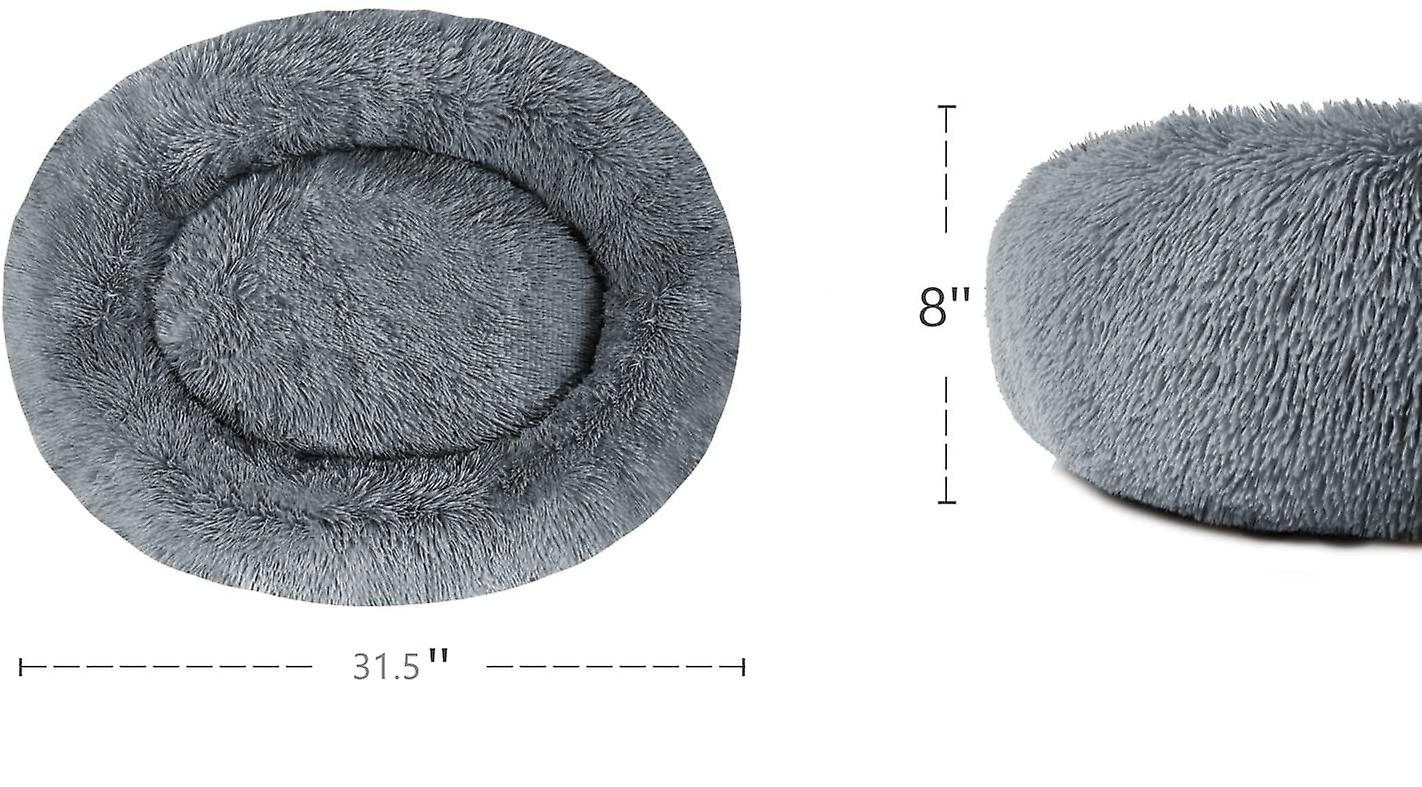 Foto 3 pulgar | Cama Relajante Para Perros Grandes, 80 Cm, Con Forma De Donuts, Sanlin Bea - Venta Internacional.