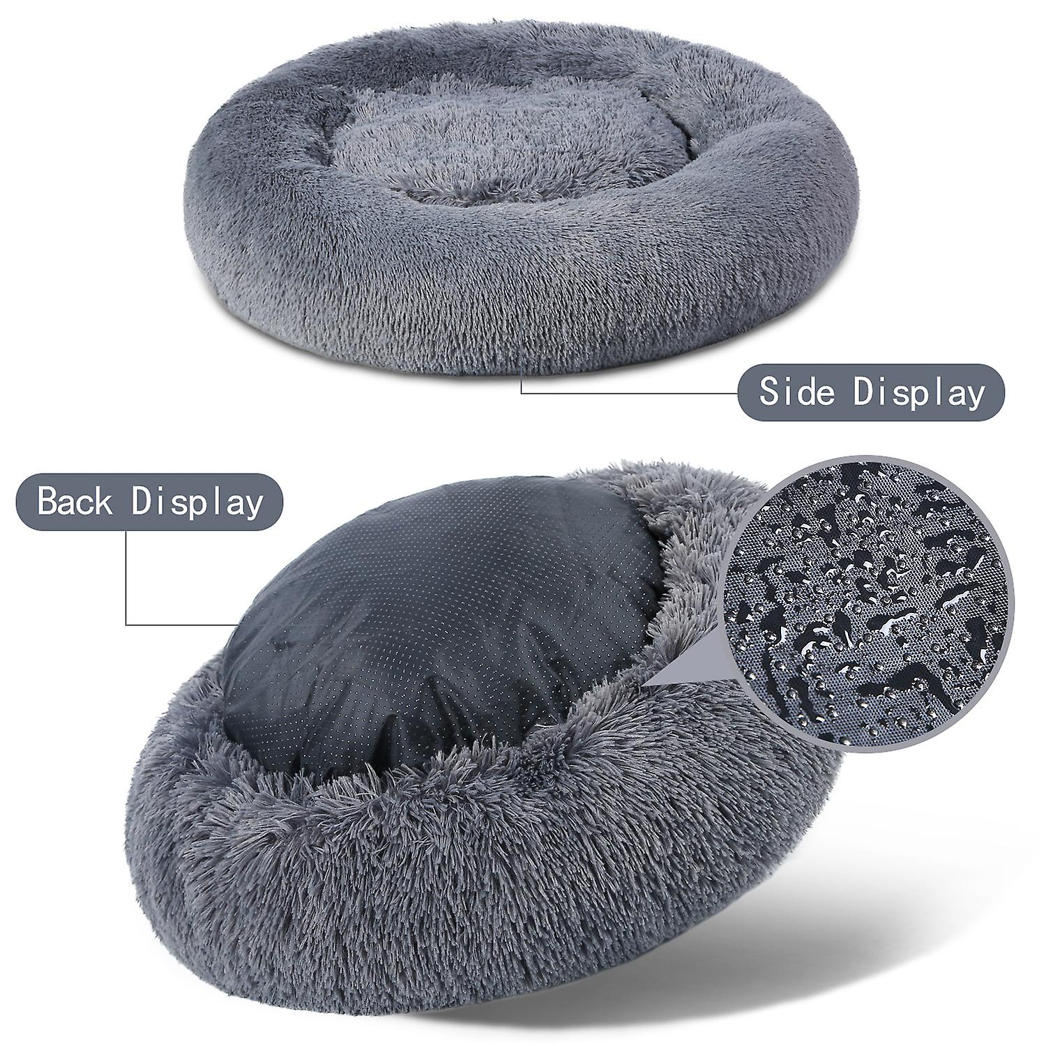 Foto 4 pulgar | Cama Relajante Para Perros Grandes, 80 Cm, Con Forma De Donuts, Sanlin Bea - Venta Internacional.